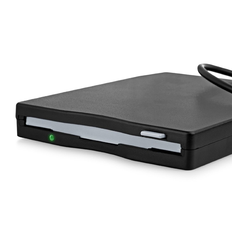 USB Floppy Drive 3.5inch USB External Floppy Disk Drive Portable 1.44 MB FDD USB Drive Plug and Play for PC Windows 10 7 8 Windo