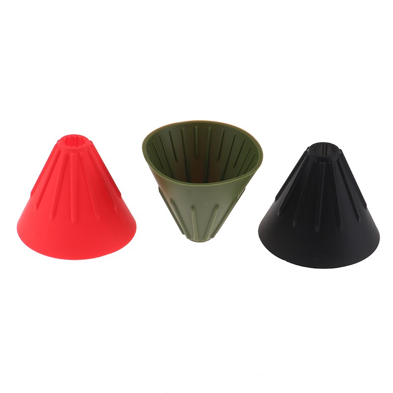 1Pc Rainbow Suiker Kleur Koffie Drip Filter Cup Barista Silica Omkeerbare Opvouwbare Buiten 1-2 Mensen Koffie Druppelaar filter Cup