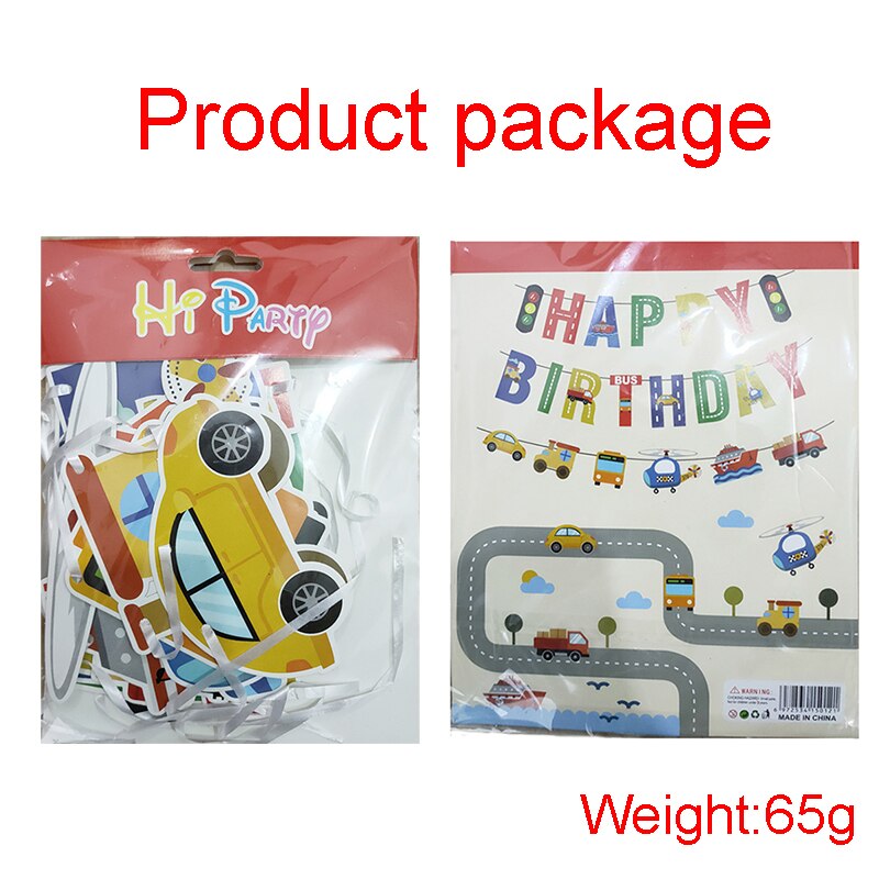 Verkehrs Flugzeug Auto Banner Glücklich Geburtstag Banner Geburtstag Dekorationen freundlicher Geburtstag Verkehrs Banner Kuchen Topepr einstellen