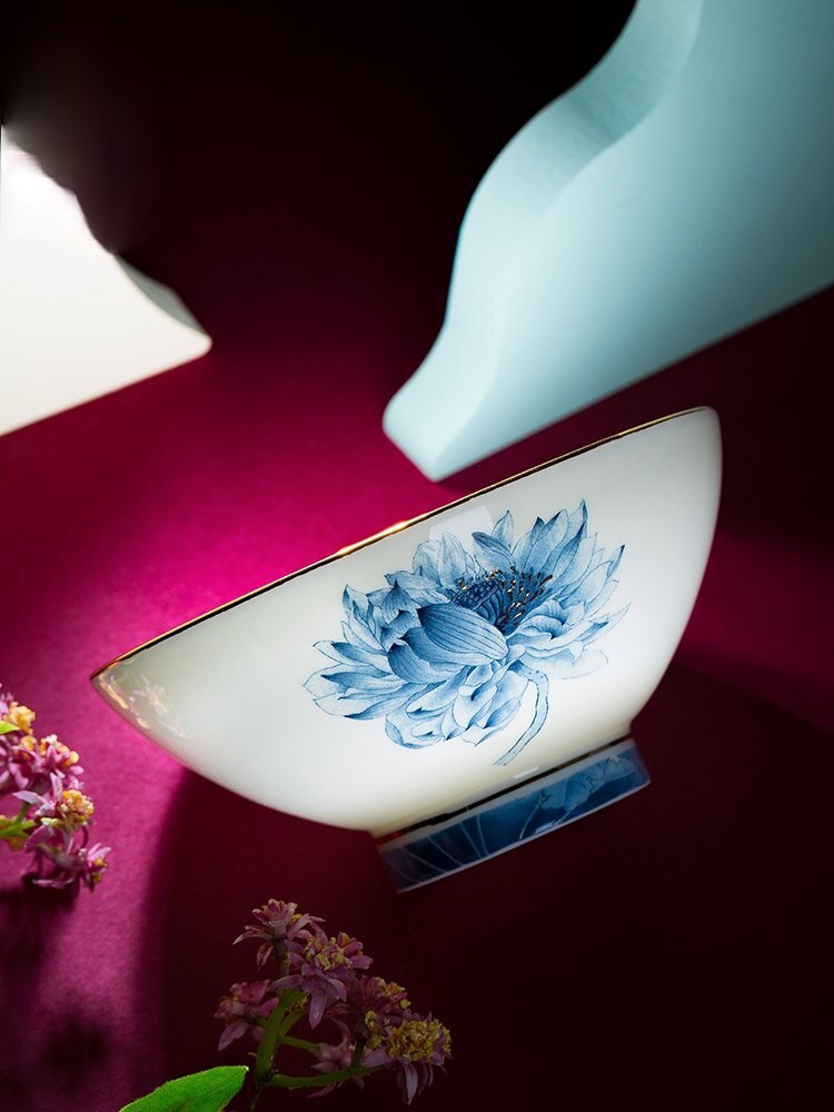 Dishes dishes dishes fish dishes Jingdezhen bone china tableware