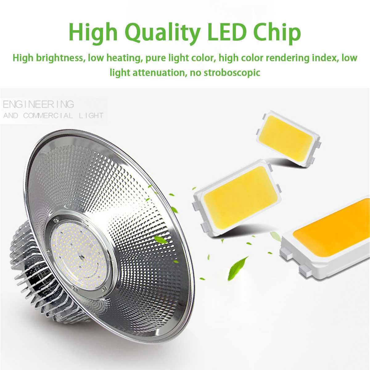 100/150/200w ufo led high bay light lagerværksted belysning industriel kommerciel lampe garage lys til lager værksted