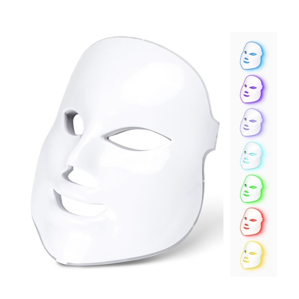 Light Therapy Face Led Mask 7 Colors LED Facial Mask Beauty Skin Care Photon Therapy Skin Tightening Rejuvenation Anti Wrinkle