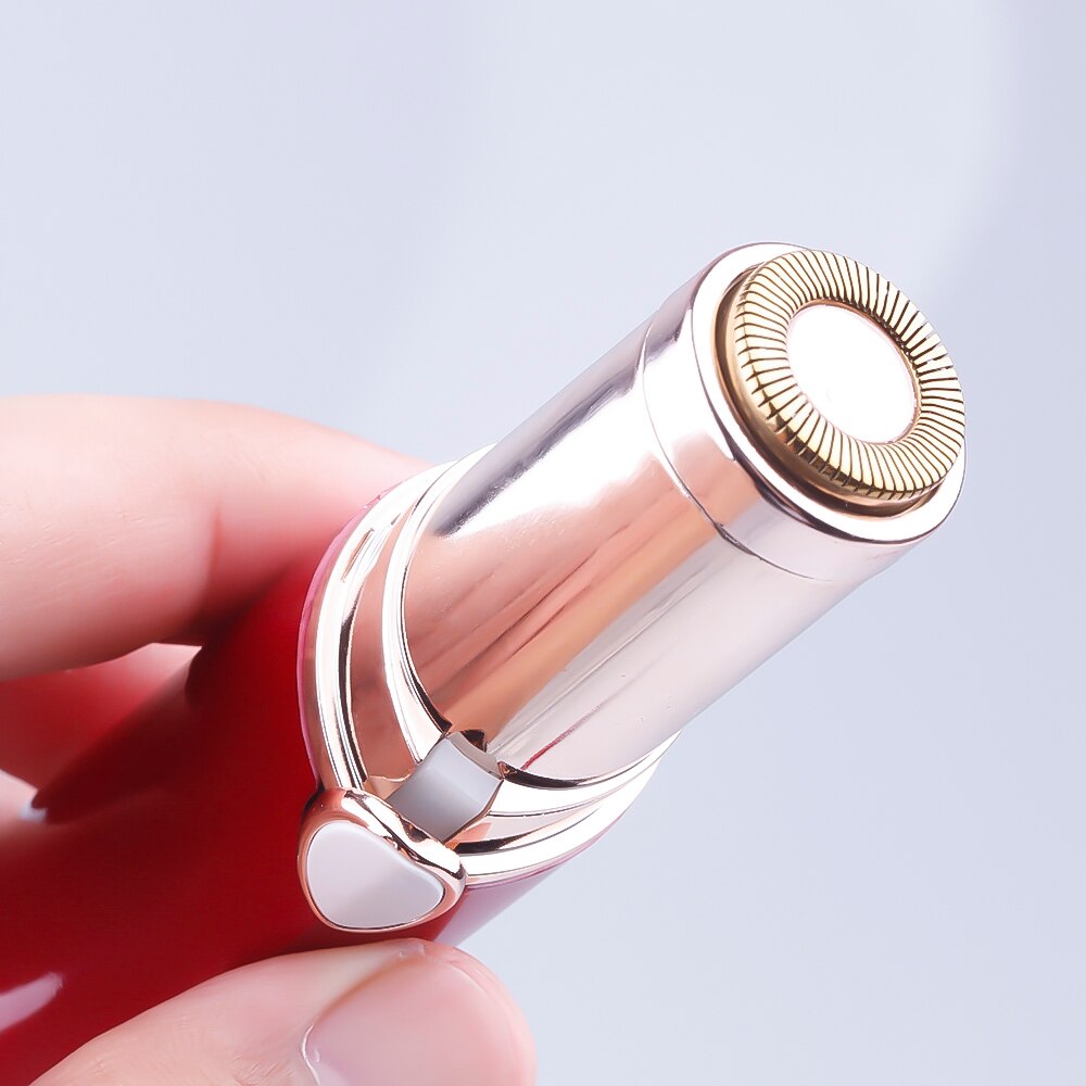 Mini épilateur sans douleur pour le corps, sourcils, en forme de rouge à lèvres, cou, jambes, rasoir Facial