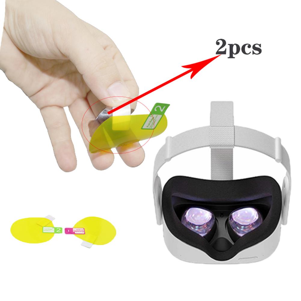 4 Stuks Soft Films Lens Protector Hd Clear Film Voor Oculus Quest 2 Vr Virtual Reality Lenzen Beschermende Voor Quest2 vr Accessoires