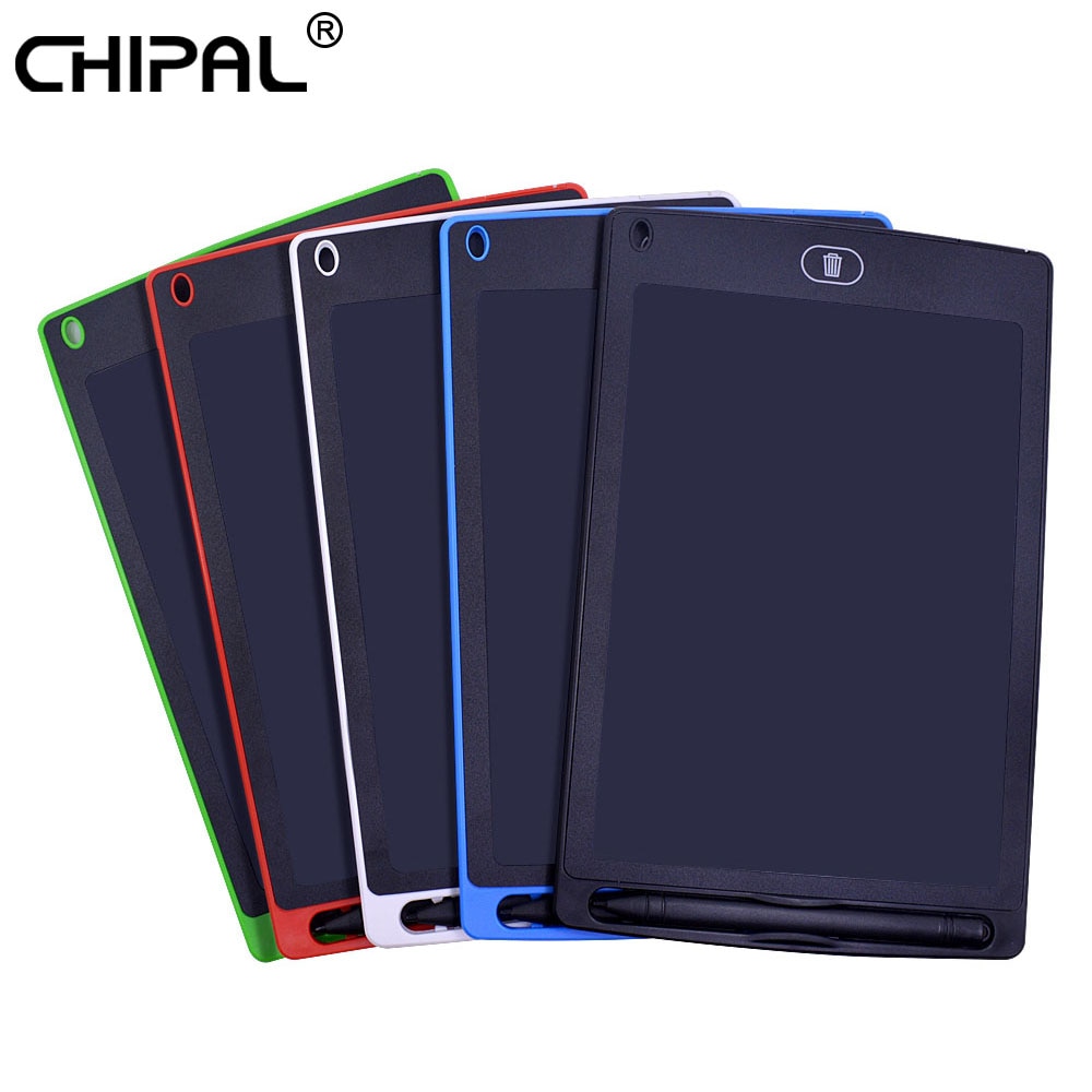 CHIPAL 8.5'' LCD Writing Tablet Digital Graphic Tablet Electronic Handwriting Drawing Pad Paint Board Notepad + Stylus Pen Cell