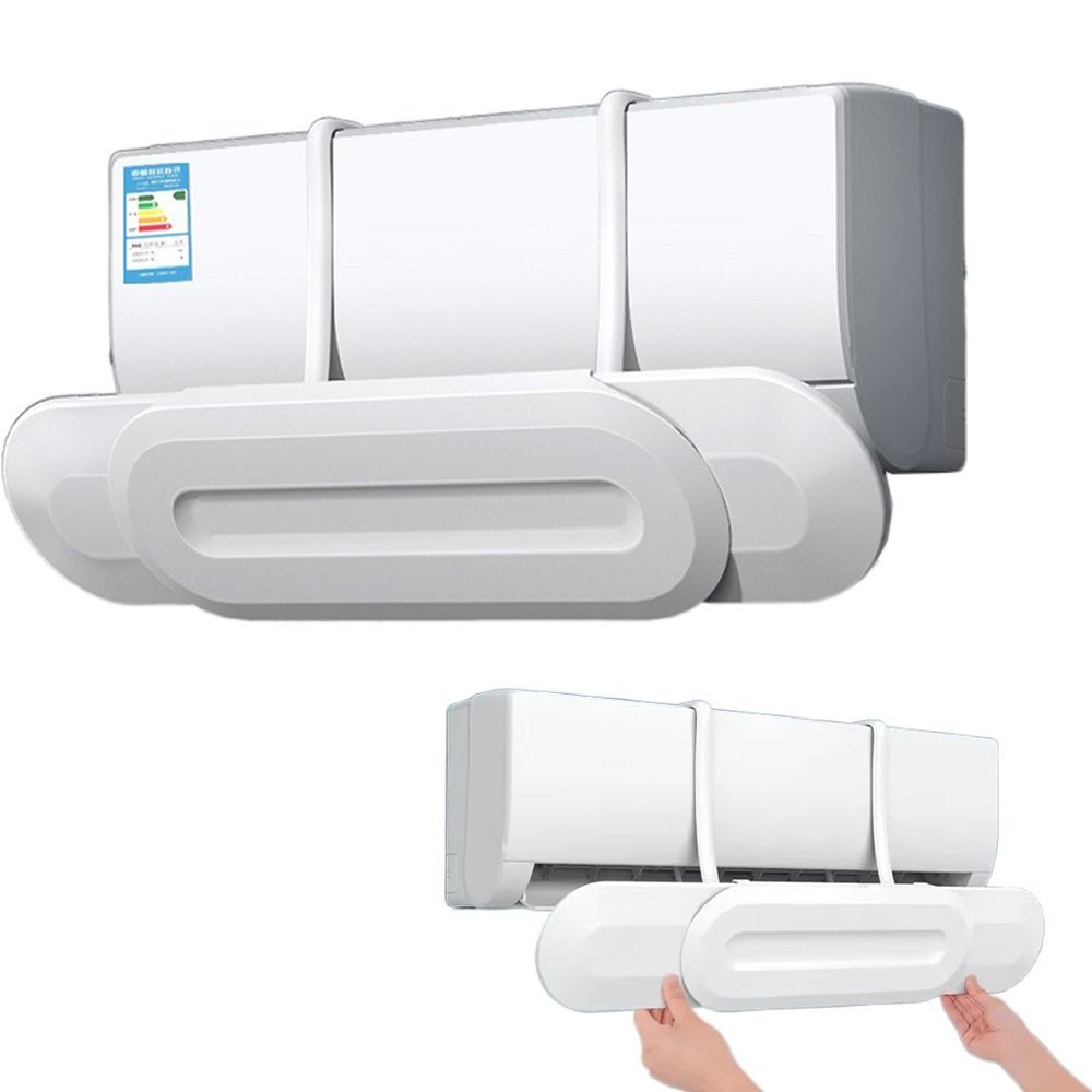 Wall-Mounted Air Conditioning Wind Shield Anti Direct Blowing Retractable Cold Air Guide Cover Adjustable Windproof