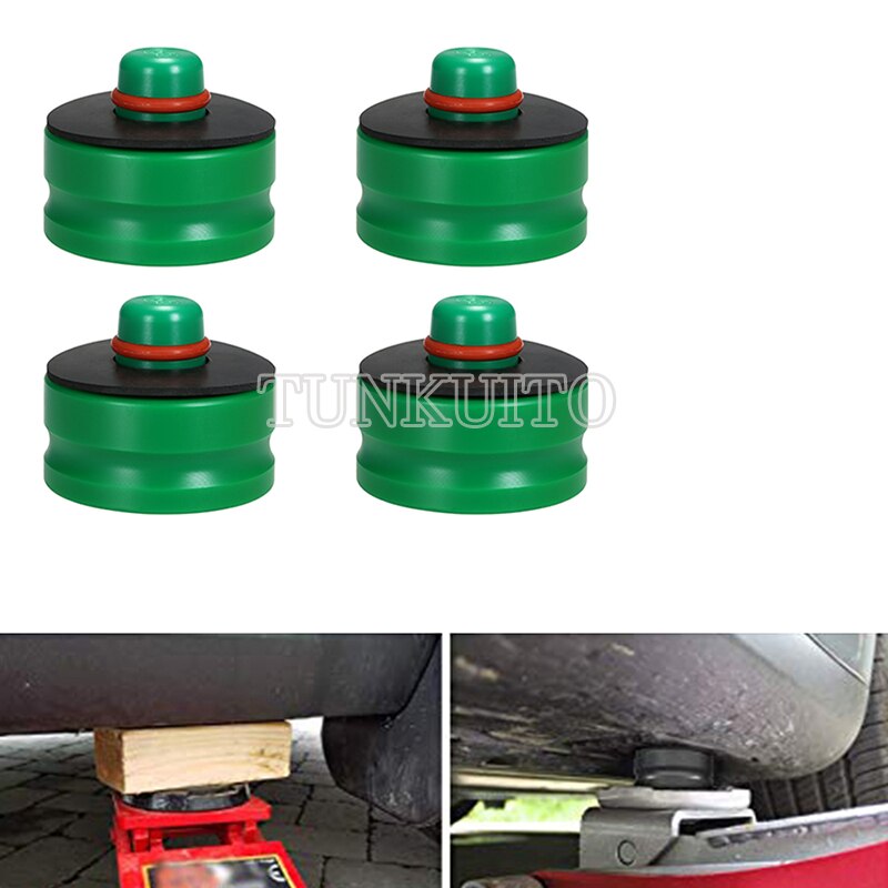 4 Stuks Voor Tesla Model 3 Jack Lift Punt Kussen Adapter Jack Kussen Tool Chassis Jack En Lifting Apparatuur Auto styling Toegang: Green