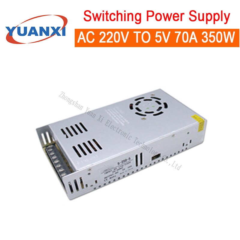 350W Switching Power Supply AC 110V/220V TO 5V 70A 350W