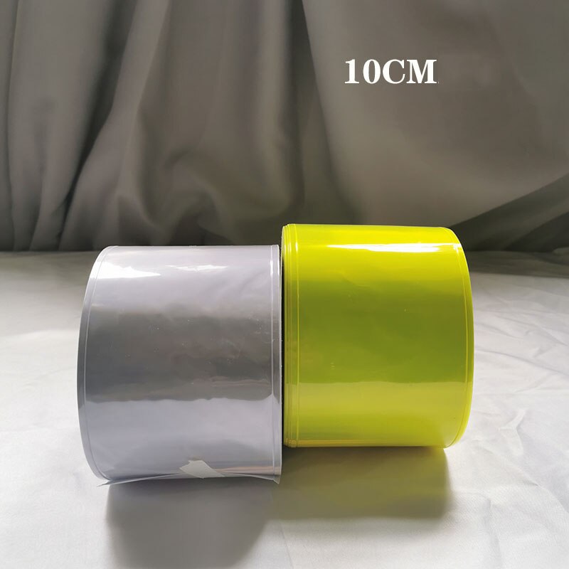 10cm*50m/ ruller reflekterende materiale syning stof fluorescerende pvc strimmel høj synlighed refleksion trafiksikkerhed advarselstape