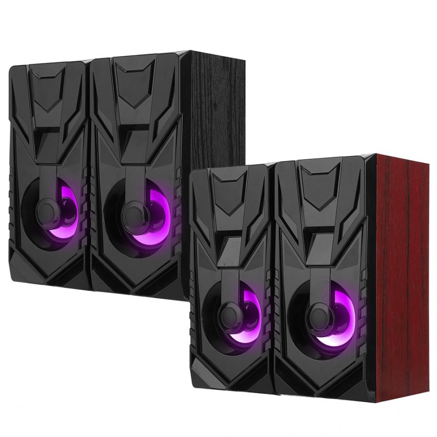 1 Set Van Houten Modieuze Mini Desktop Speaker 2.0 Multi-Media Usb Laptop Speakers