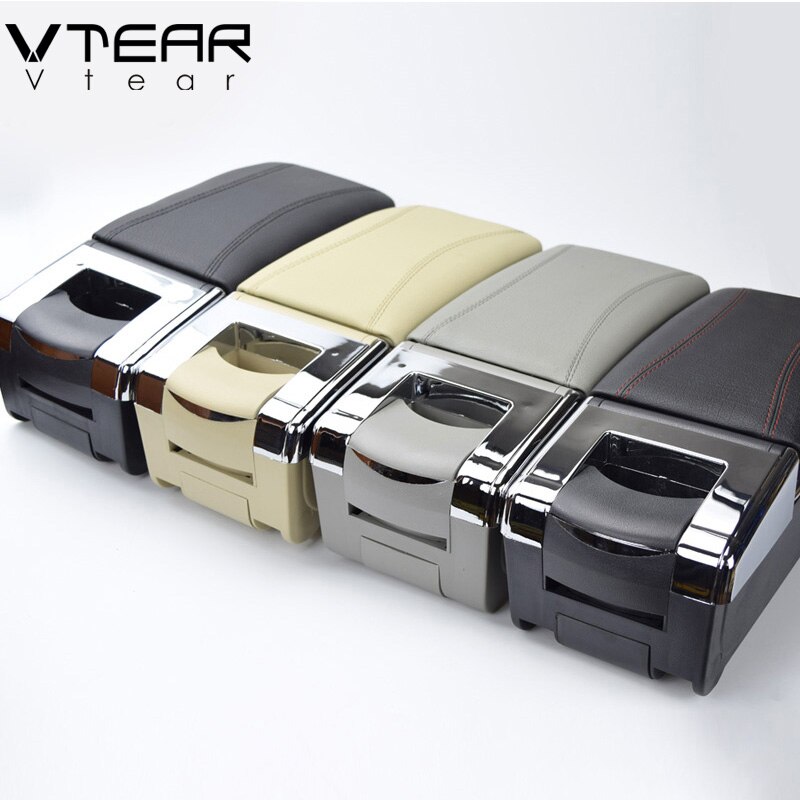 Vtear For chevrolet lacetti car armrest leather arm rest ABS storage box accessories center centre console car-styling auto