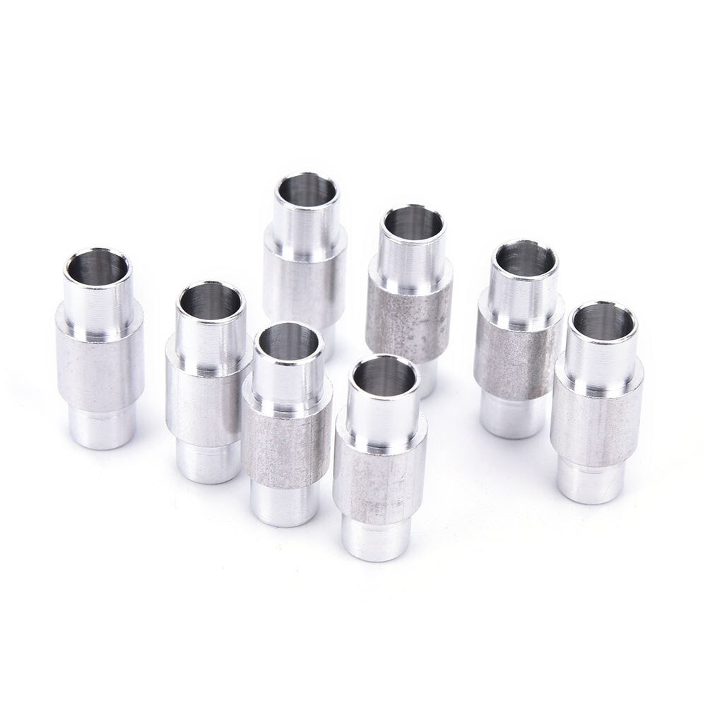 8 Stuks Aluminium 6Mm Assen Roller Skate Schoenen Lager Spacer Slalom Skateboard Longboard Wielen Lager Bus Mouw