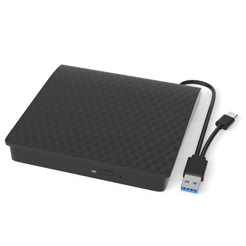 Extern Blu Ray-schijf voor laptop PC CD DVD Lezen/schrijven Speler Draagbare 3D Blu Ray-schijf Compatibel met Windows Linux Mac OS: Default Title