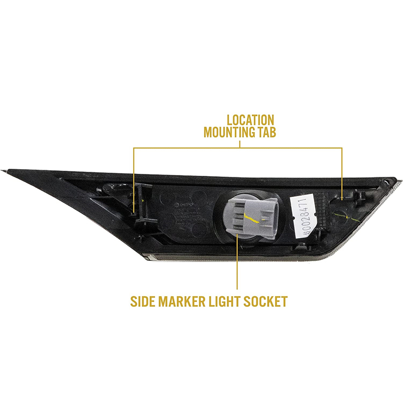 Barra de luz LED de parachoques delantero, marcador lateral de 10. ª generación, estilo Carrera, para Honda Civic Sedan Hatchback, 911, 2 unidades
