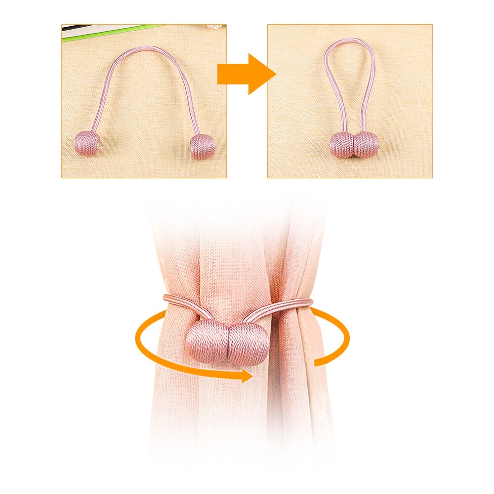 Magnet Curtains Bandages Buckle Curtain Tiebacks Tie Backs Holdbacks Buckle Clips Accessory Home Textile Curtain Straps