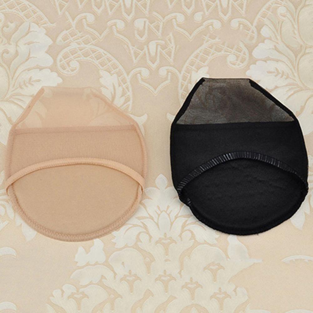 1Pair High Heels Cushions Anti-slip Silicone Dotted Invisible Forefoot Insoles