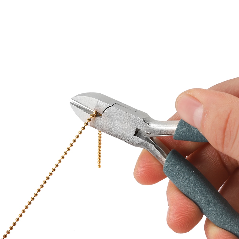 Alicates de corte de alambre de acero inoxidable de , personalización exclusiva de 12 estilos, herramientas manuales, juego de alicates para hacer joyería DIY