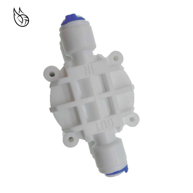 Válvula de ósmosis inversa RO de 4 vías, manguera OD de 1/4 pulgadas, conexión rápida, ajuste de válvula de diafragma para purificador de agua, dosificador de agua pura