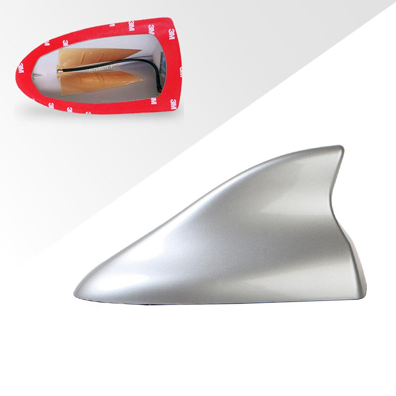Wanderung Hai Flosse Antenne für Nissan Qashqai,Qashqai J10 NJ10 JJ10 J11, Auto Hai Flosse Antenne, zubehör 2007: Silber- Standard Typ
