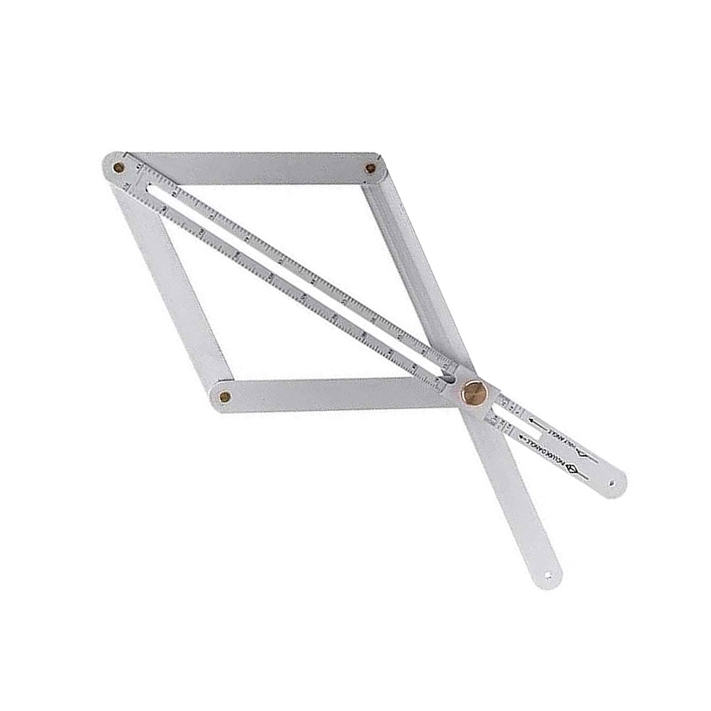 Bevel Corner Protractor Multi Angle Measurement Tool For Woodworking Goniometer Square Ruler Digital Angle Meter Measure Gauge: Aluminum alloy type