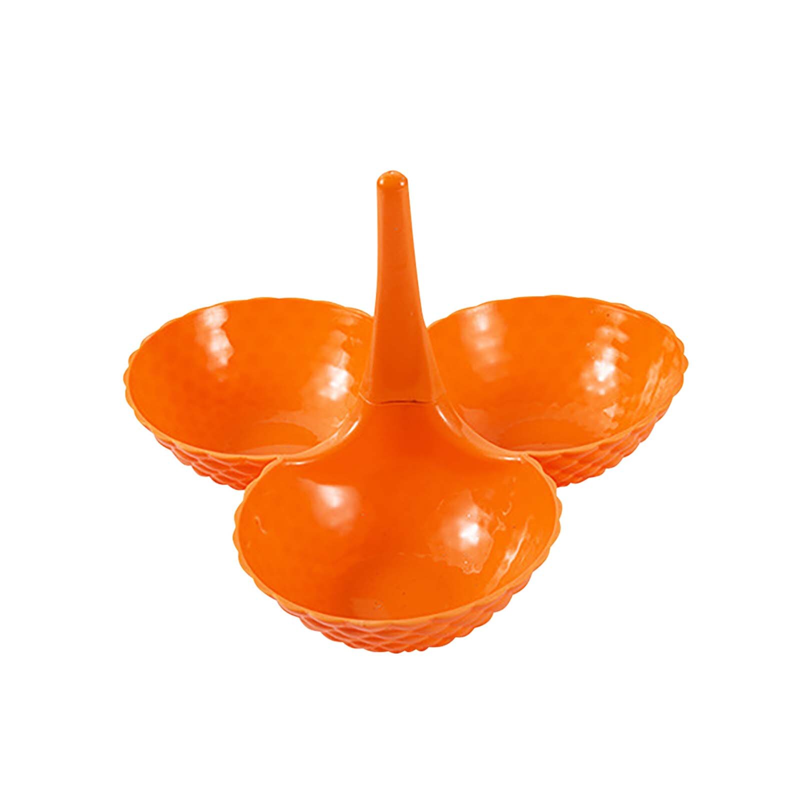 European Stacked Storage Tray Multi-layer Plastic Dried Fruit Snack Platter Bowl Table Snack Candy Tray Rack Storage Plate #Y5