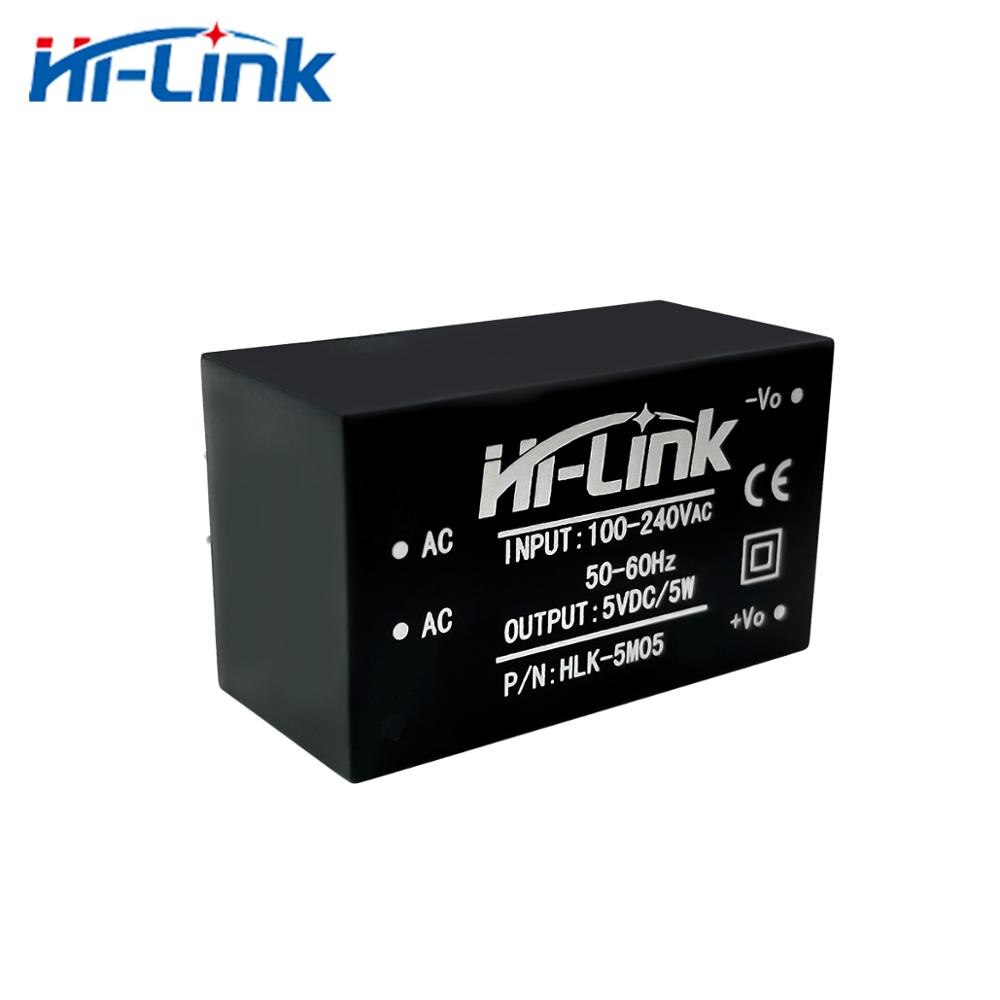 Frete grátis 5V 1A AC DC mini Hi-Link 5M05 módulo de fonte de alimentação da modalidade do interruptor casa inteligente