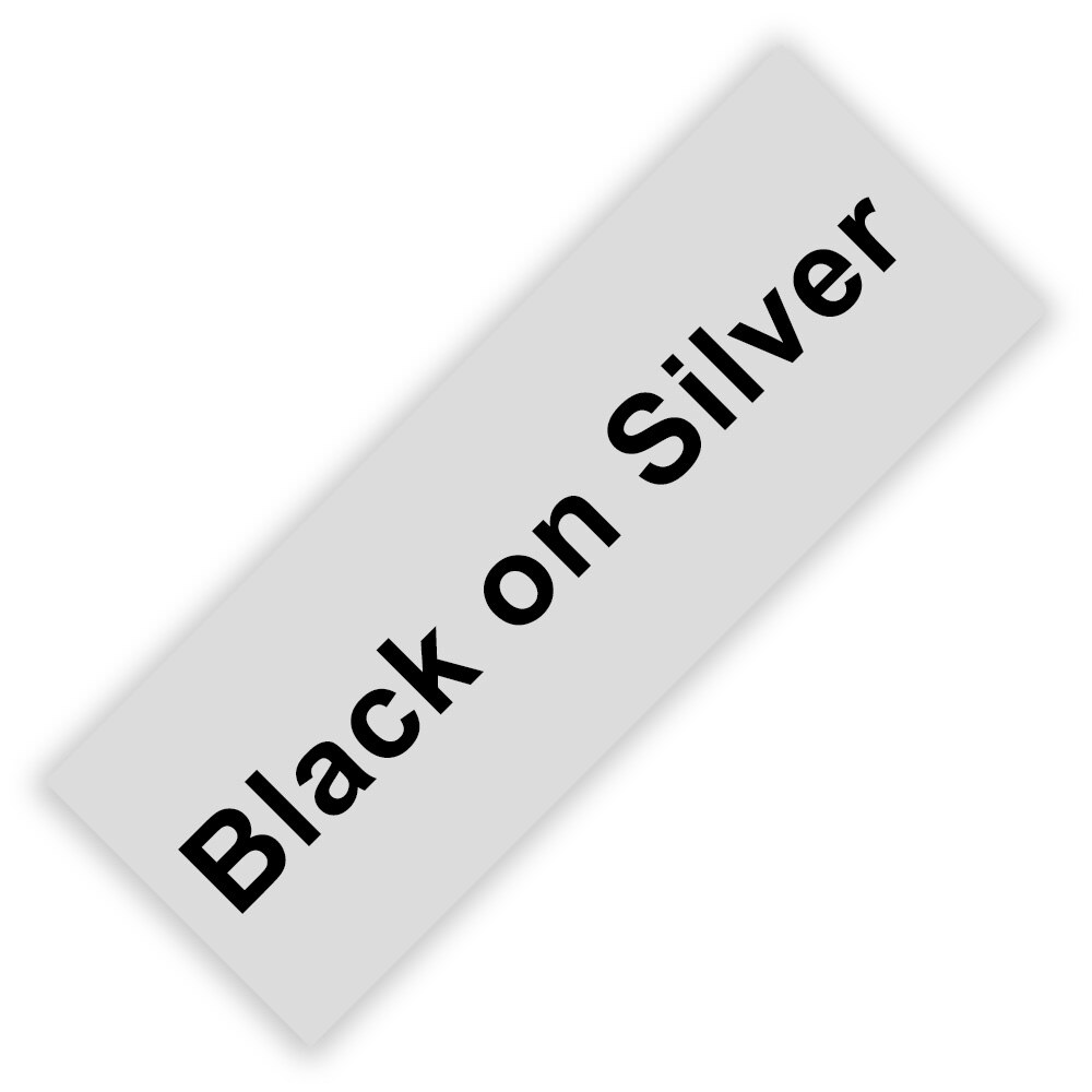 Labelwell 12mm Label Tape MK231 Compatible for brother M-K231 MK 231 MK-231 for Brother P-touch Printer black on white: 10PK Black on Silver
