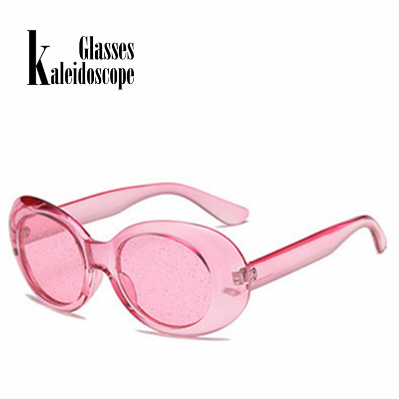 Clout gözlük güneş gözlüğü erkekler Vintage NIRVANA Kurt Cobain güneş gözlüğü kadınlar temizle küçük Oval gözlük gözlük