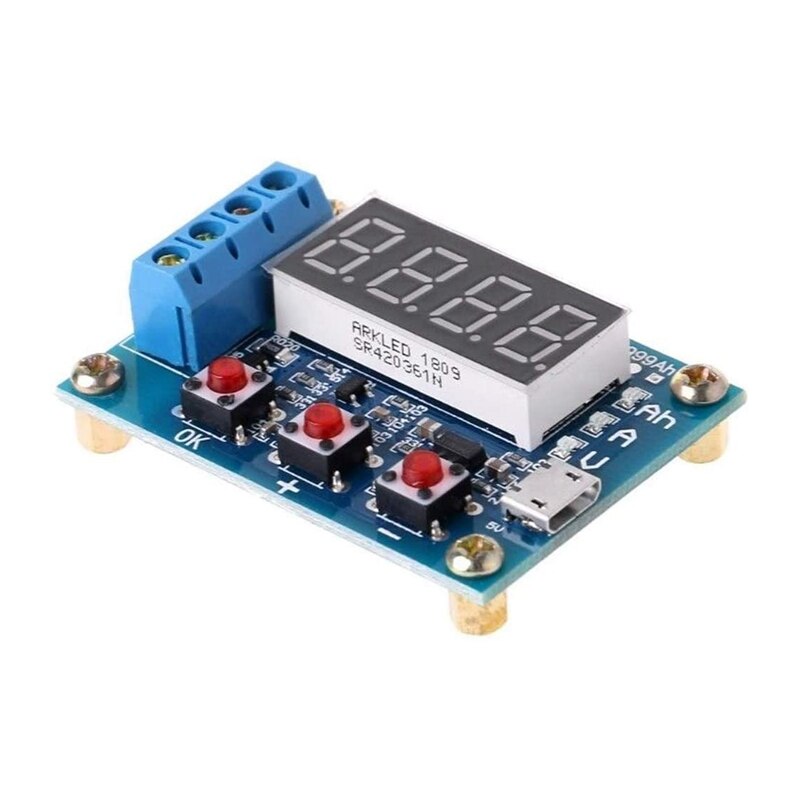 Probador de batería ZB2L3 pantalla Digital LED 18650 batería de litio capacidad de prueba de resistencia de plomo-ácido