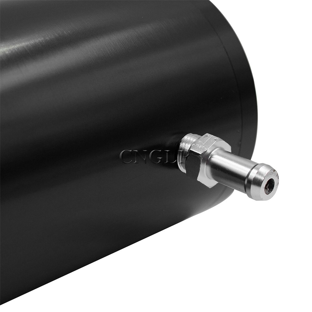 800ML Universal Racing Radiator Coolant Overflow Billet Aluminum Oil Catch Tank Round Oil Catch Can Reservoir
