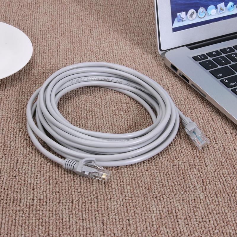 15/20/25/30m High Speed RJ45 Ethernet Cable Network LAN Cord Wire Router Computer Flat Cat5 Network Connector Extension Lines