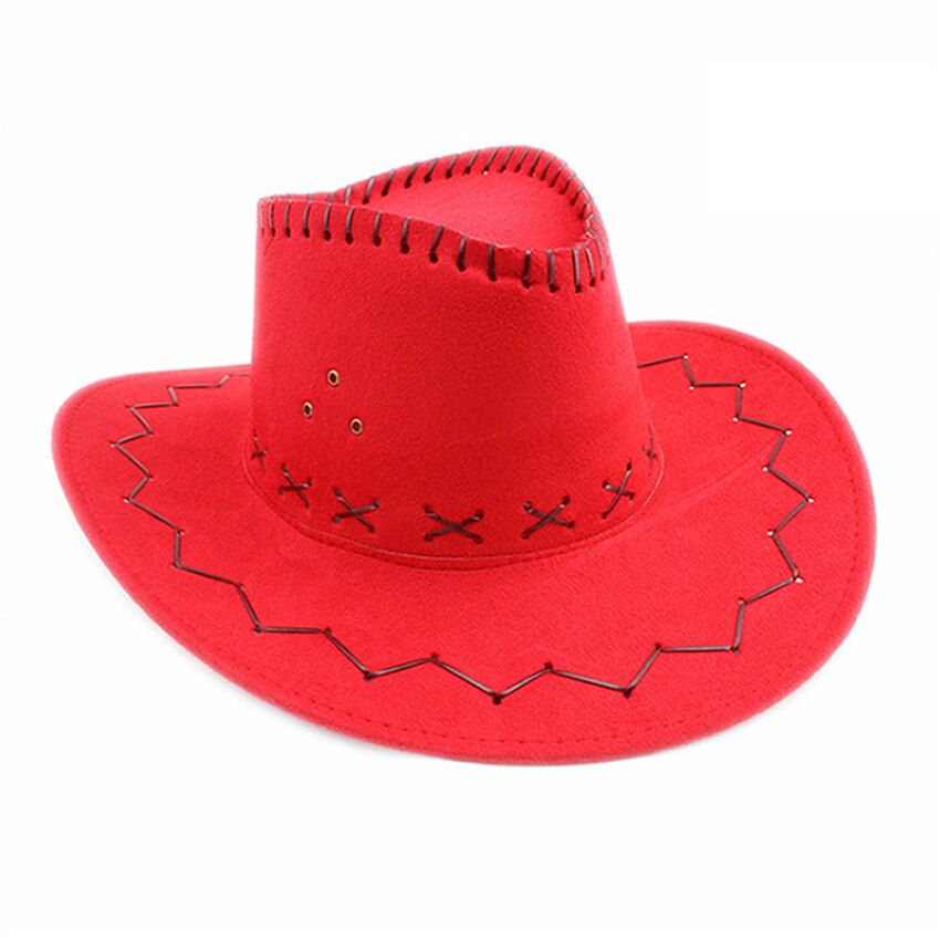 Men Women Vintage Wild West Fancy Cowgirl Cowboy Hats Western Headwear Cap Classic Hats Men Ladies Cowgirl Unisex Hat