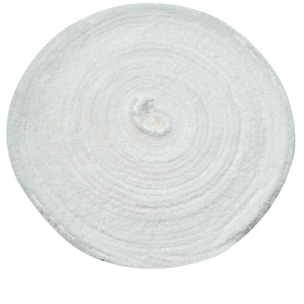 Badminton tennisketcher håndtag greb absorberer sved anti-slip indpakning håndklæde bånd chic: Hvid