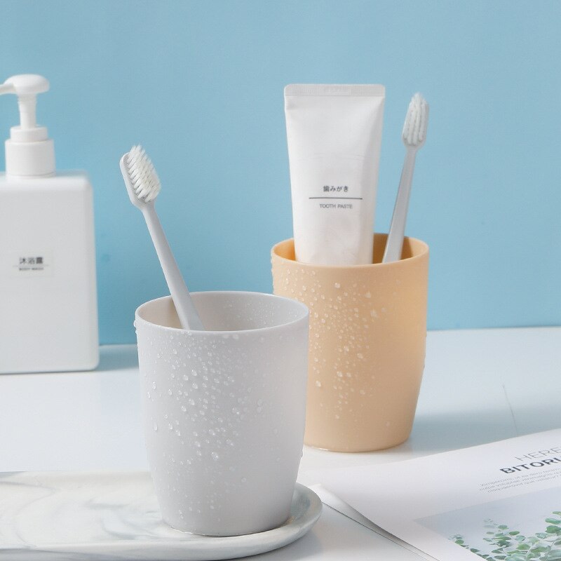 1Pc Travel Good Morning Cup Eco-friendly PP Material Water Cups Toothbrush Holder Washing Tooth Mug Bathroom Sets