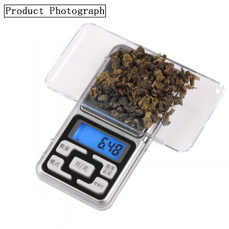 Portable Mini Digital Scale 100/200/300/500g 0.01g/0.1g High Accuracy Backlight Gram Weight Pocket Scale For Jewelry Kitchen 1pc