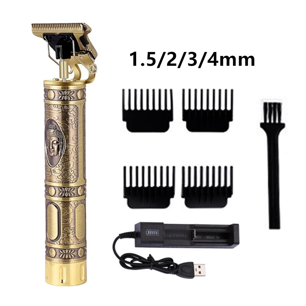Hair Trimmers USB Rechargeable Hair Clipper Barber Trimmer Beard Trimmer Cutter Haircut for Men Styling Tool: 110458