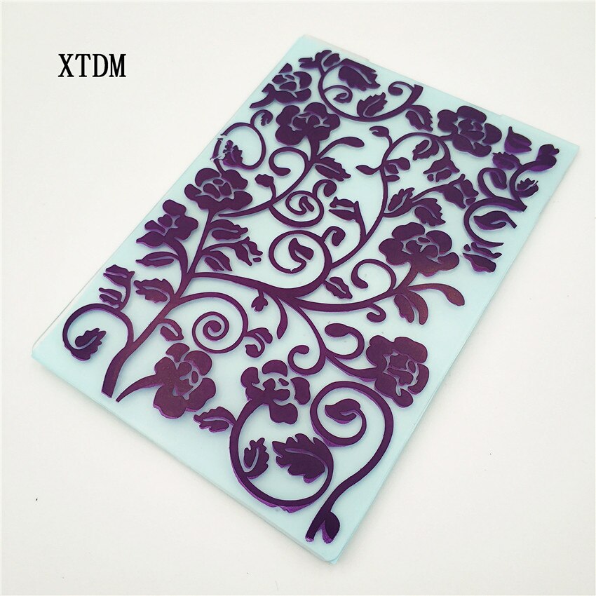 plastic bloom flower template craft card making paper card album wedding decoration scrapbooking Embossing folders