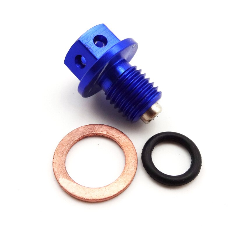 2x Blue Engine Magnetic Oil Drain Bolt Plug For 50cc 90cc 110cc 125cc 140cc 150cc 160cc Lifan YX Zongshen Pit Dirt Bike ATV Quad