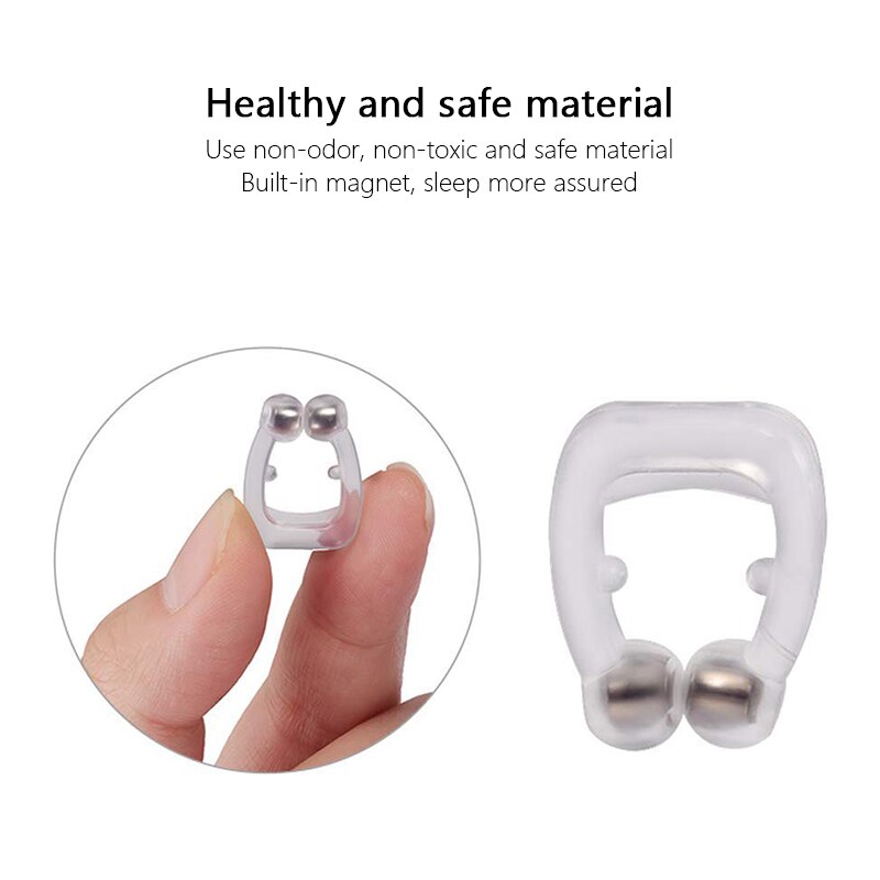 1 pz magnetico Anti russare dilatatore nasale Stop russare naso clip dispositivo facile respirare migliorare dormire per uomini/donne Dropshipping