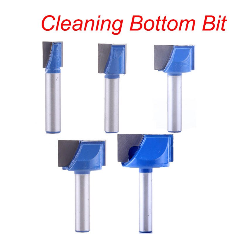 1pcs 8mm Shank Cleaning Bottom Engraving Bit Solid Carbide Router Bits Woodworking Tools CNC Milling Cutter Endmill for Wood