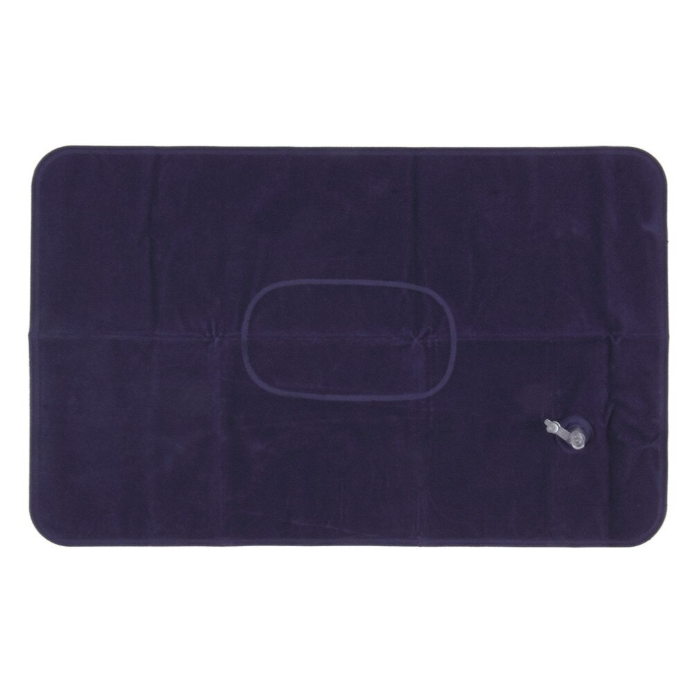 1Pc Outdoor Draagbare Vouwen Lucht Opblaasbare Kussen Dubbelzijdig Massaal Kussen Voor Vliegtuig Reizen Hotel Wereldwijd