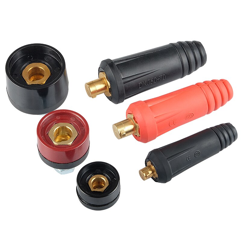 Europa Schweißen Maschine Schnelle Montage Weiblich Männlich Kabel klemme Buchse Stecker Adapter tig Inverter schweißen maschine werkzeuge