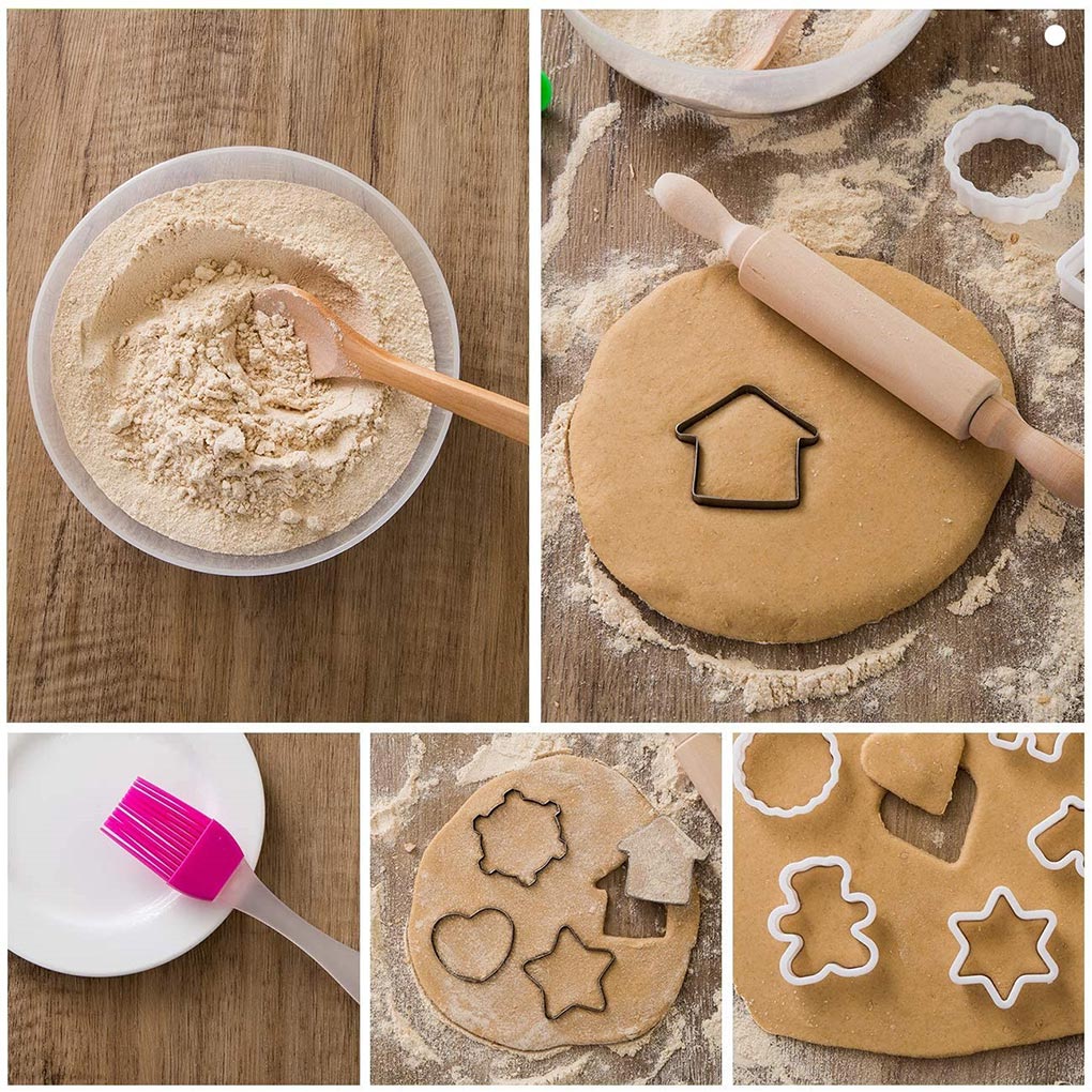 20 Pcs/ Set Chef Cooking Set For Kids Kitchen DIY Cake Pastry Dessert Making Baking Kits Funny Children Kitchenware