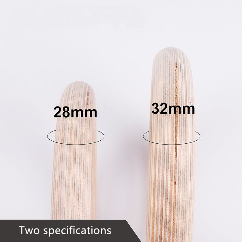 Kit de anillos de madera para gimnasia, equipo de entrenamiento de fuerza para gimnasio en casa, Crossfit, 28mm, portátil