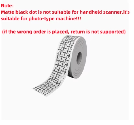 10,000 Points Gom 3D Scanning Photo Scanner Copying Machine Marking Point Marker Non Reflective Marking Points
