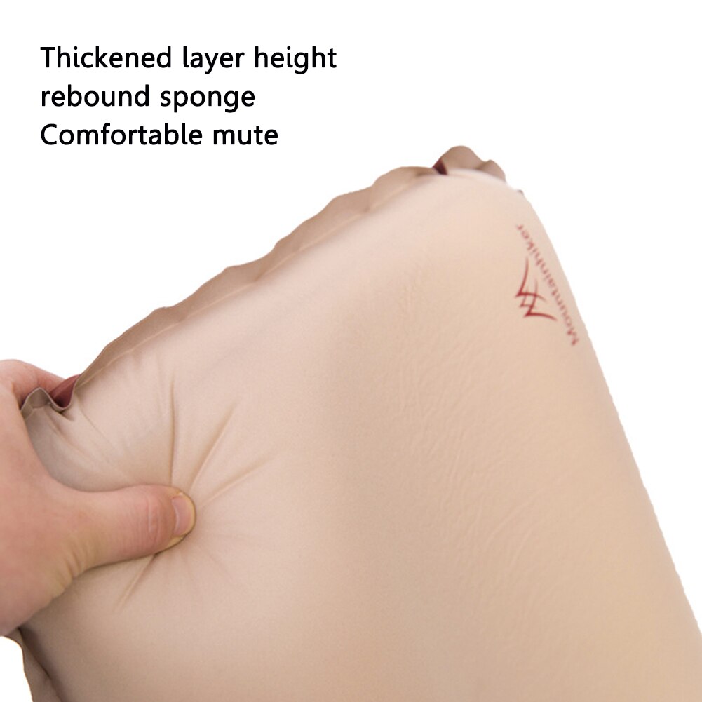 Inflatable Air Pillow Bed Sleeping Camping Pillow U-shaped TPU Neck Stretcher Backrest Pillow for Travel Plane Head Rest Support