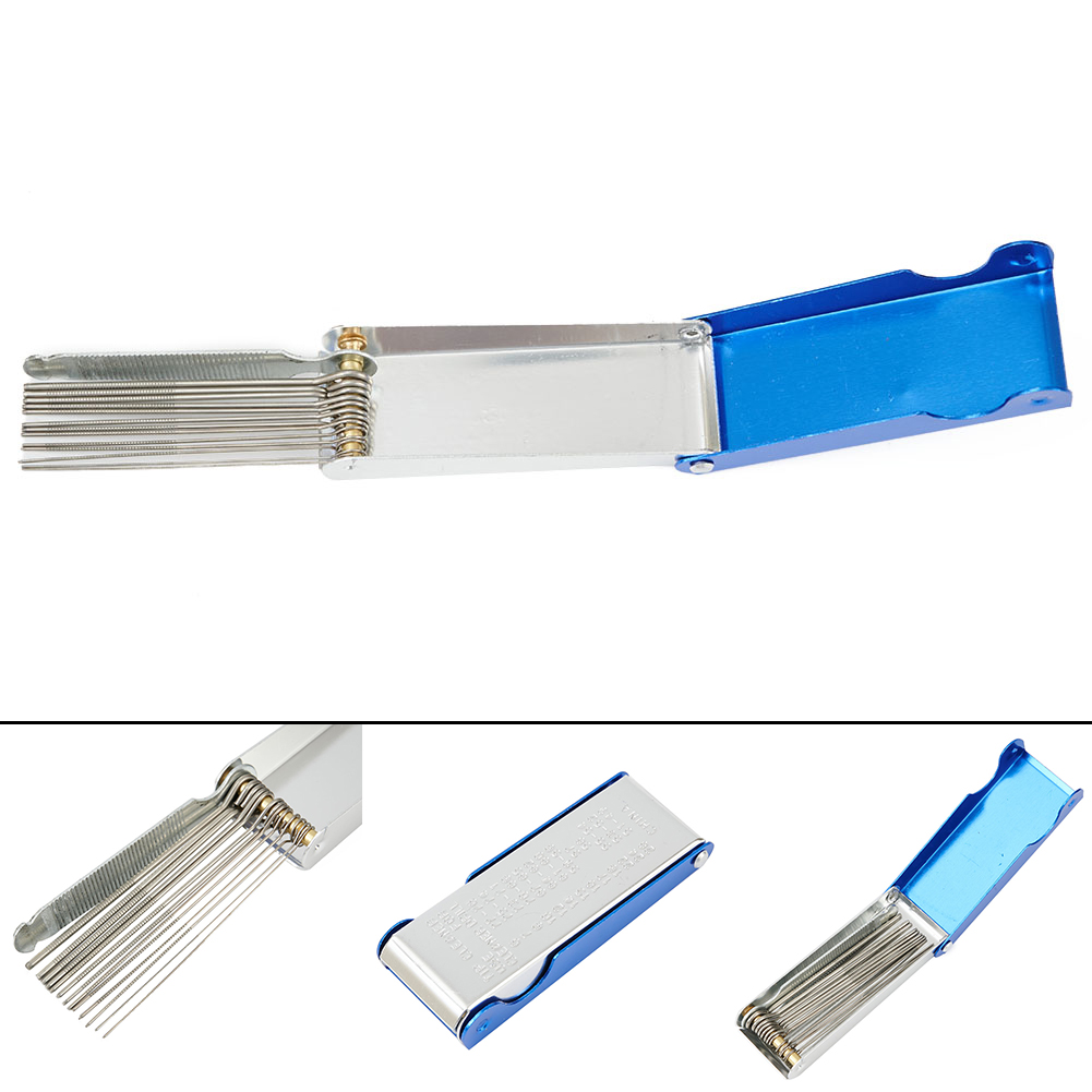 Vergaser Jet Reinigungswerkzeug für Motorräder ATV Stahl Vergaser Jet Reiniger Draht langlebig universell