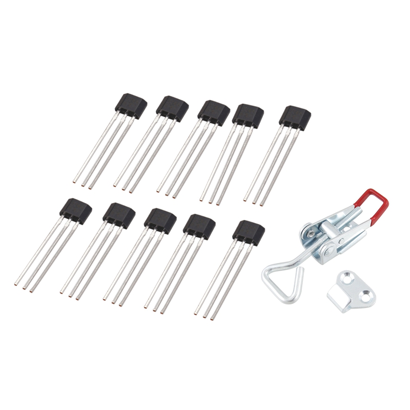 -11 Pcs Tool: 10Pcs Y3144 Sensitive Hall Effect Sensor Magnetic Detector 4.5-24V &amp; 1 Pcs Home Toolbox Case Spare Fitting Meta