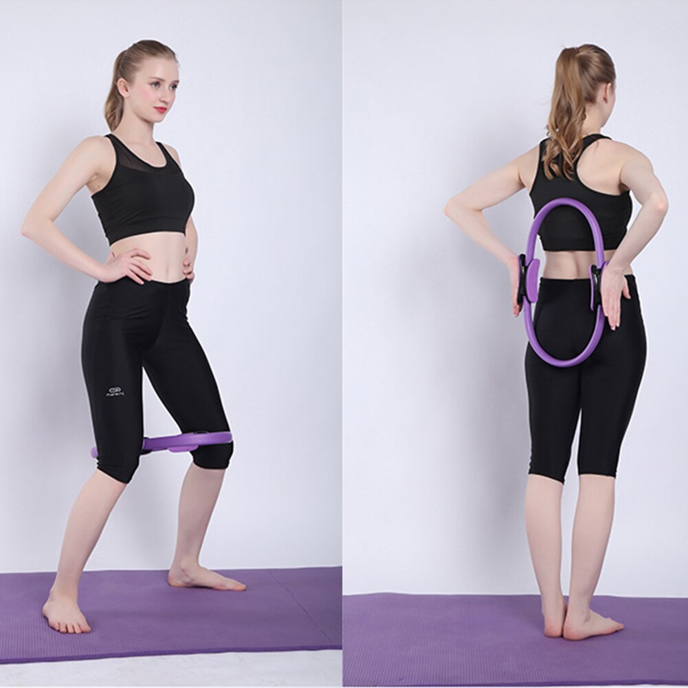 Bekväm pilatesring män kvinnor korrosionsskydd pc lätt yogacirkel träning sport fitnessutrustning för hemmagym