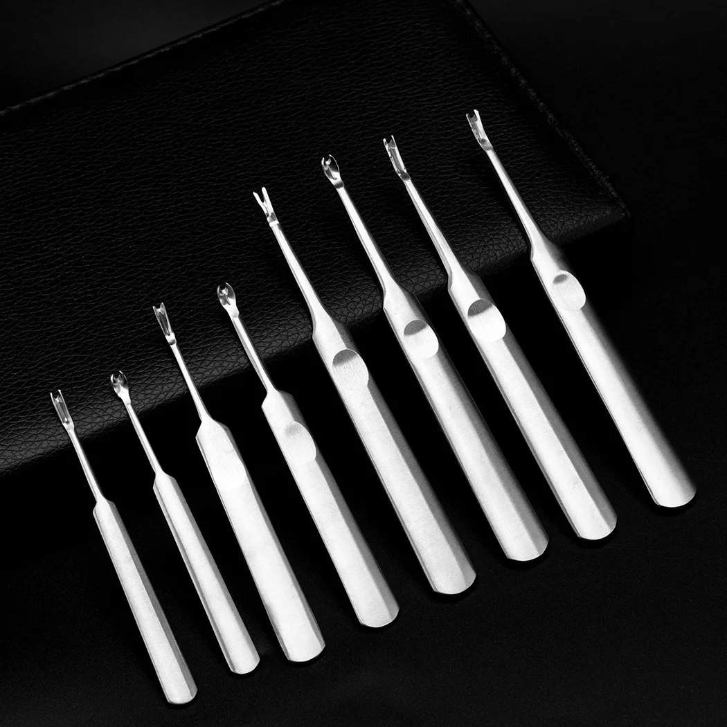 1/2Pcs U+V Shaped Leather Stitching Skiving Handmade Punching Tool Kit Leathercraft Hole Puncher Edge Beveler Tool Kit